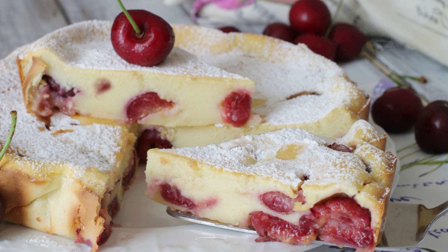 Recette clafoutis aux cerises de Cyril Lignac