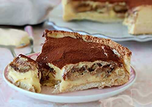 Recette de tarte façon tiramisu un desserts savoureux et délicieux