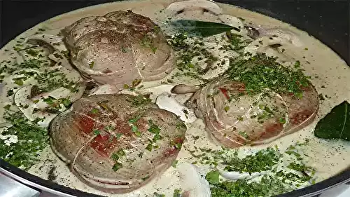 Recette paupiette de veau flambées au cognac