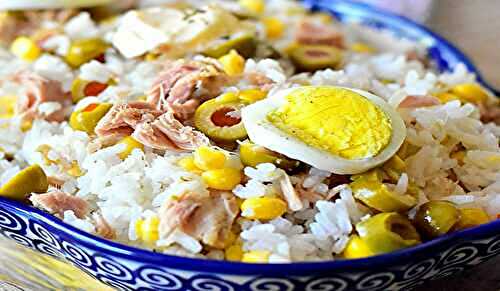 Recette Salade de riz light au thon