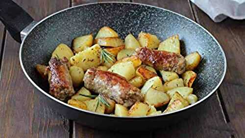 Recette saucisses et pommes de terre à la bière