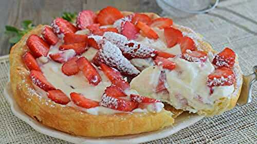 Recette tarte aux fraises et au mascarpone