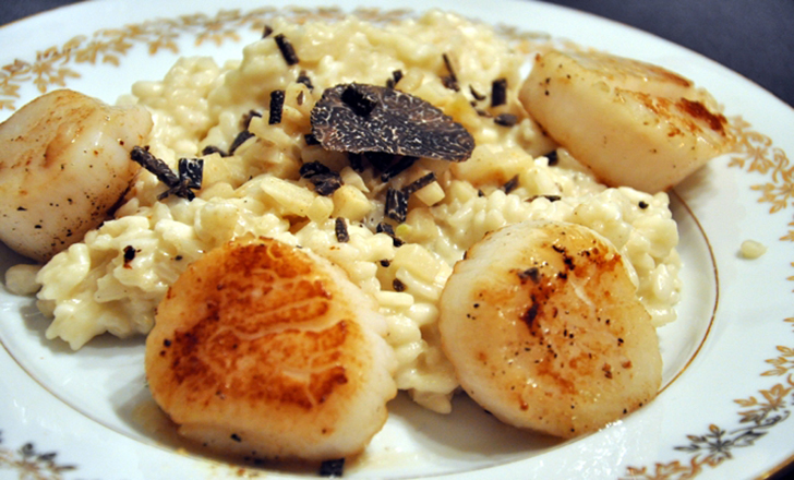 Risotto aux Saint-Jacques