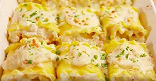 Rouleaux de lasagne aux crevettes, j’en veux tout de suite!