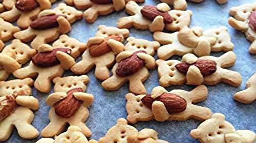 Sablés oursons avec amandes