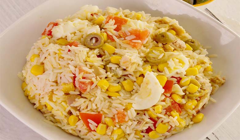 Salade de riz d'été facile