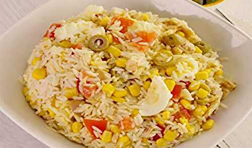 Salade de riz d'été facile