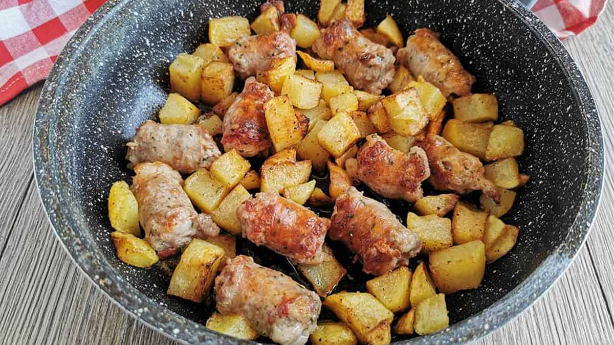 Saucisses et pommes de terre recette facile