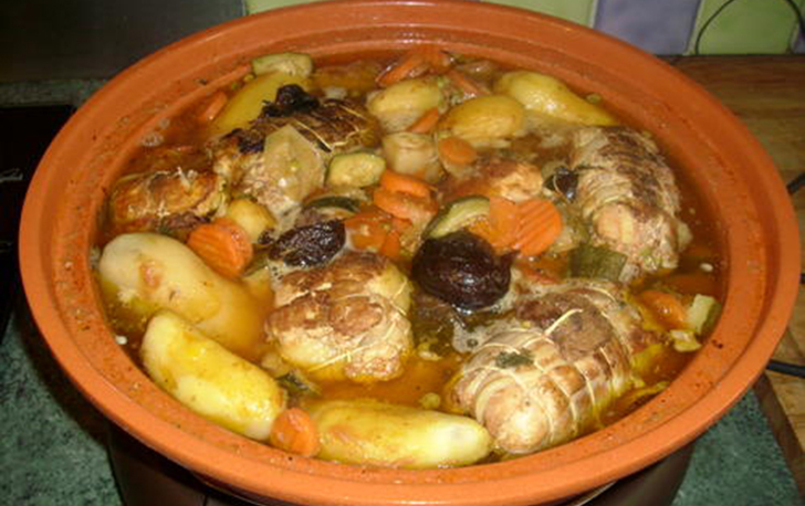 Tajine de Paupiettes aux petits légumes