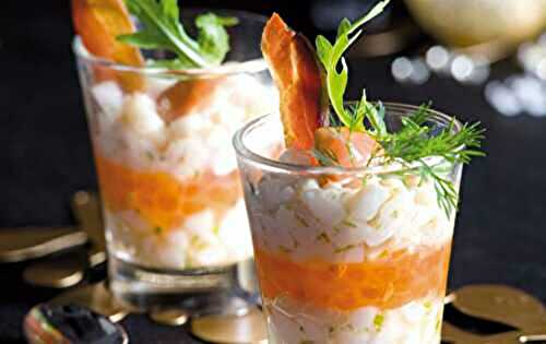 Tartare de Saint Jacques aux œufs de saumon