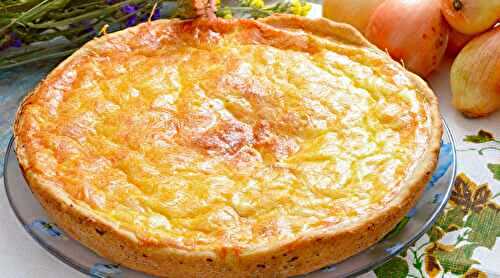 Tarte à l’oignon et au fromage blanc