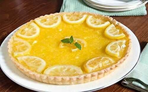 Tarte au citron sans meringue