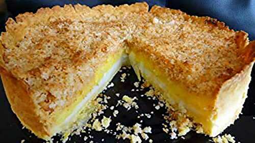 Tarte citron et crumble coco