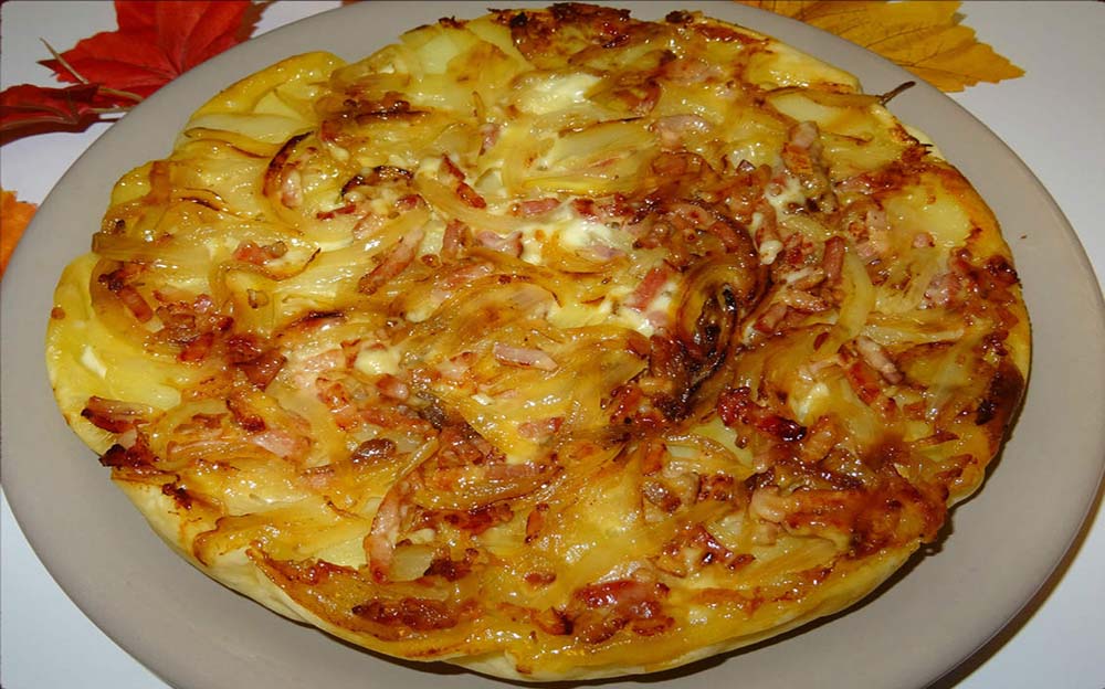 Tarte oignon reblochon