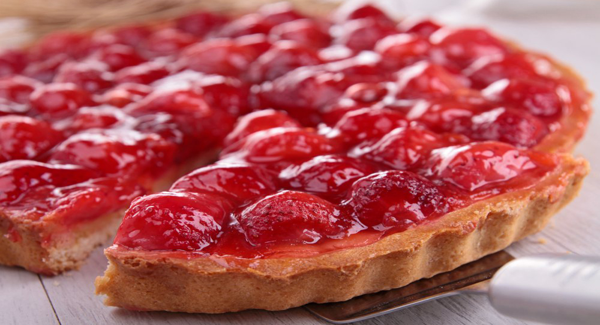 Tarte sablée aux fraises