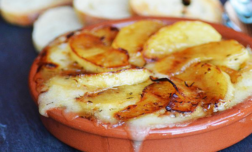 Tarte tatin au camembert