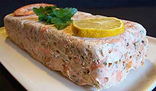 Terrine de crevettes et saumon fumé