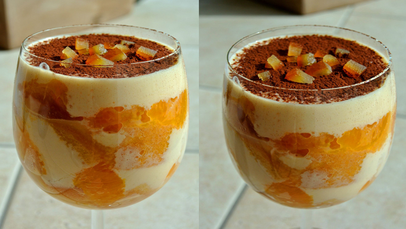 Tiramisu à l'orange un vrai régal