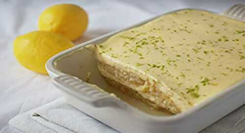 Tiramisu au citron (Limonemisu)