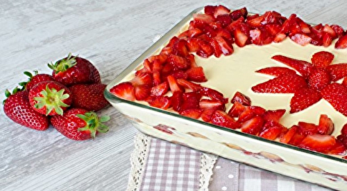 Tiramisu aux fraises recettes simples et gourmandes