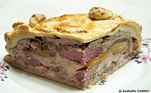 Tourte de Noël au foie gras et magret de canard