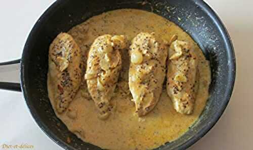 Un bon filets de poulet à la moutarde et au miel