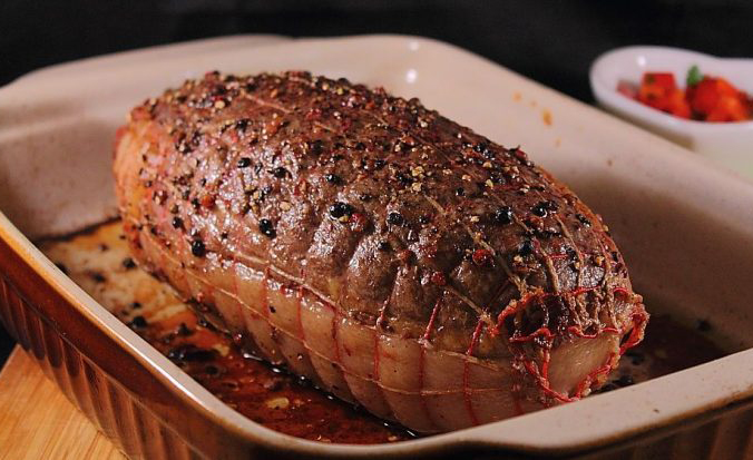 Un bon plat de rôti de boeuf gourmand!