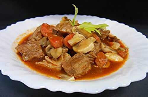 Un bon plat de veau marengo facile