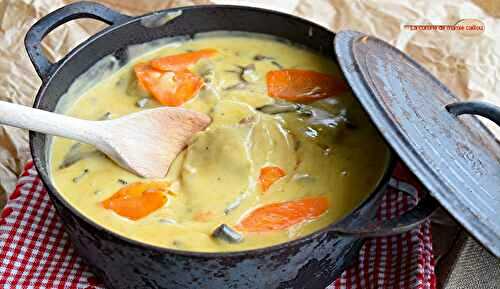 Une blanquette de veau...tout à fait délicieuse !