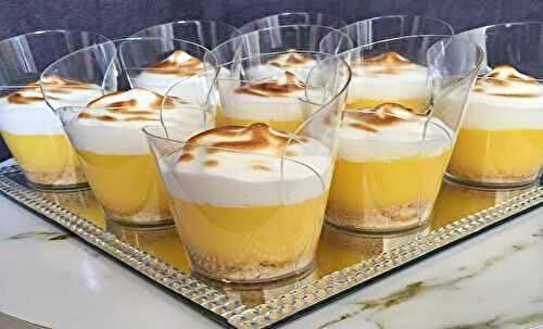 Verrine tarte au citron