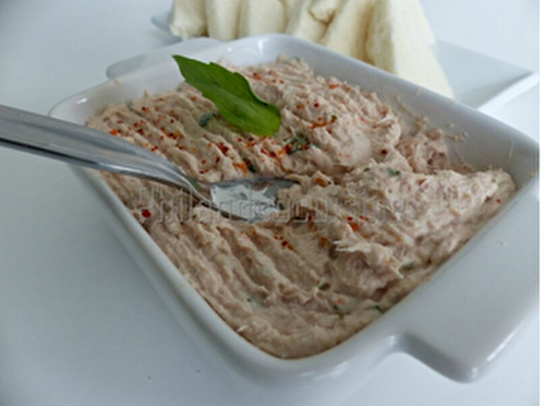 Rillettes de thon au boursin ail et fines herbes