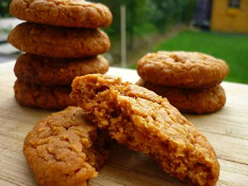 Biscuits caramel et flocons d'avoine