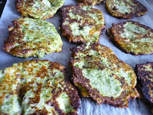 Galettes de brocolis à la ricotta