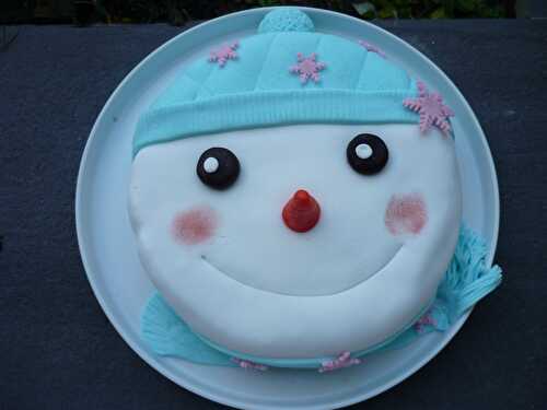 Gâteau Bonhomme de neige