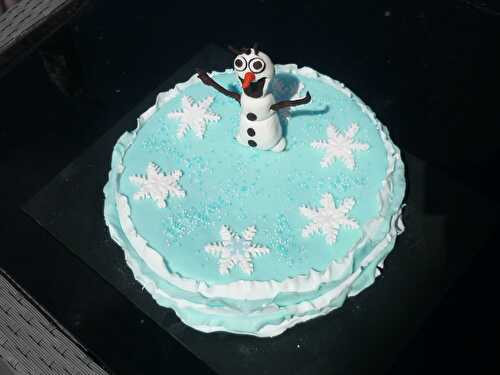 Gâteau Reine des neiges {Frozen} - Chez Ale