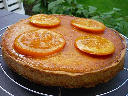 Tarte amandine à l'orange