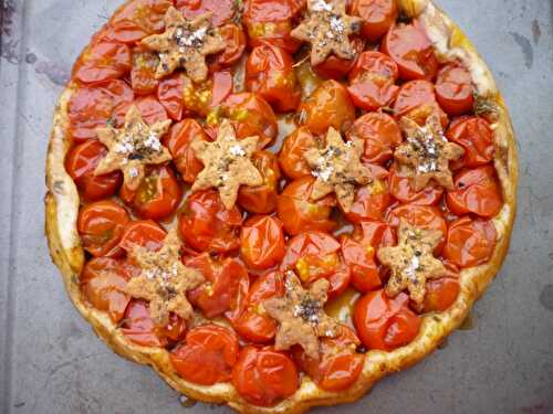 Tarte tatin de tomates cerises