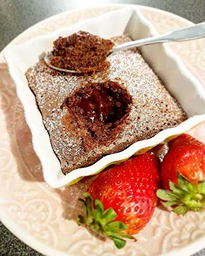 Biscuit coulant au chocolat de Cyril Lignac dans Tous en cuisine