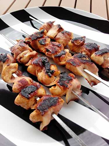 Brochettes de poulet express