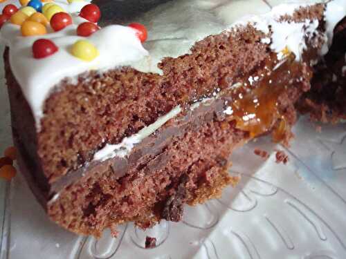 Chocolate Victoria sponge cake
