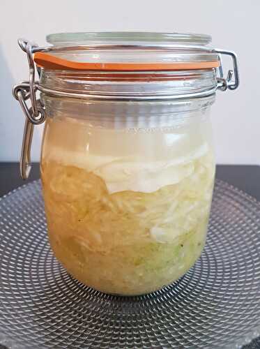 Chou blanc fermenté maison (pour choucroute), recette très facile (Recette naturel)