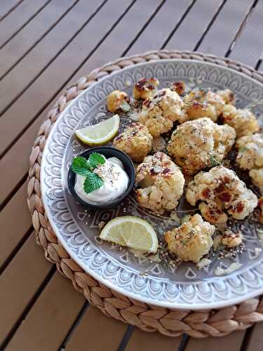 Chou fleurbraisé et za'atar maison de Cyril Lignac dans Tous en cuisine, 2ème édition