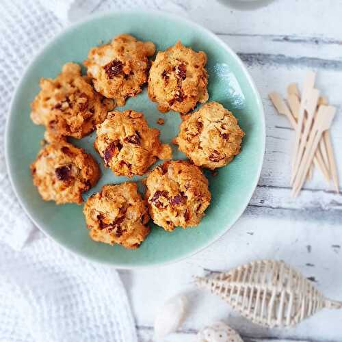 Cookies salés chorizo/tomates séchées sans gluten