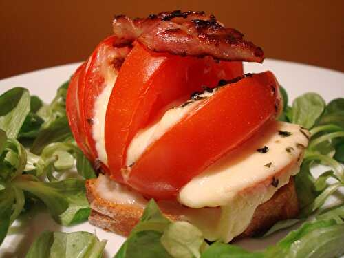 Crostinis tomates/mozzarella