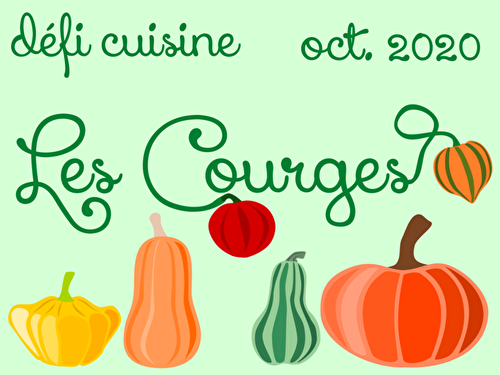 Défi cuisine du mois d'octobre