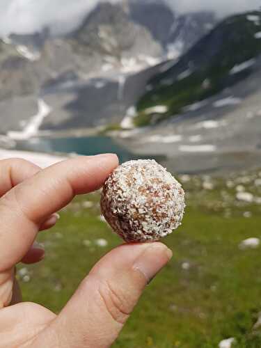 Energy balls spécial randonnée à Pralognan la Vanoise