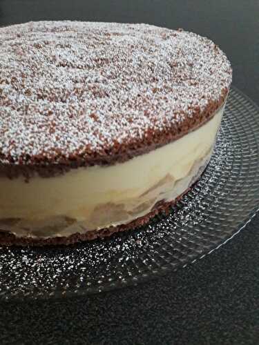 Entremet poire/caramel (Mon coin gourmand ; Marché de la poire et du terroir à Chasselay)