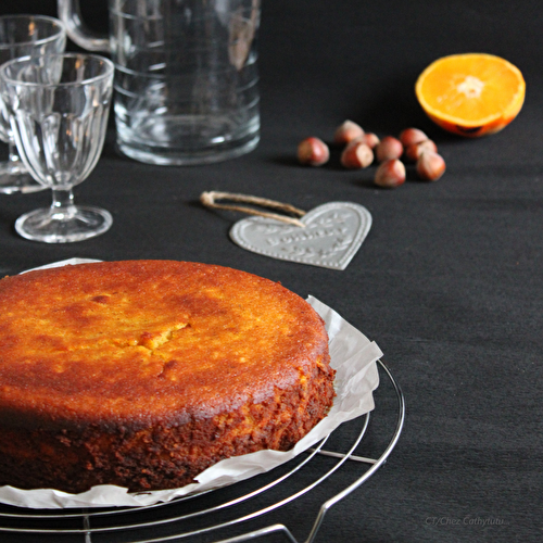 Gâteau à la mandarine et poudre d'amande et noisette (Nigella Lawson, sans gluten)