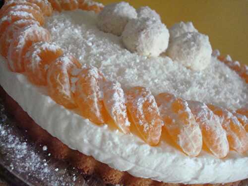 Gâteau boule de neige pour mes 40 ans