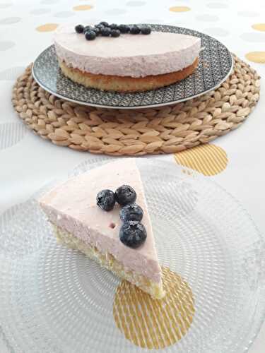 Gâteau nuage amande/fraise sans gluten